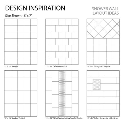 12x24 tile layout patterns|TILE PATTERN GUIDE